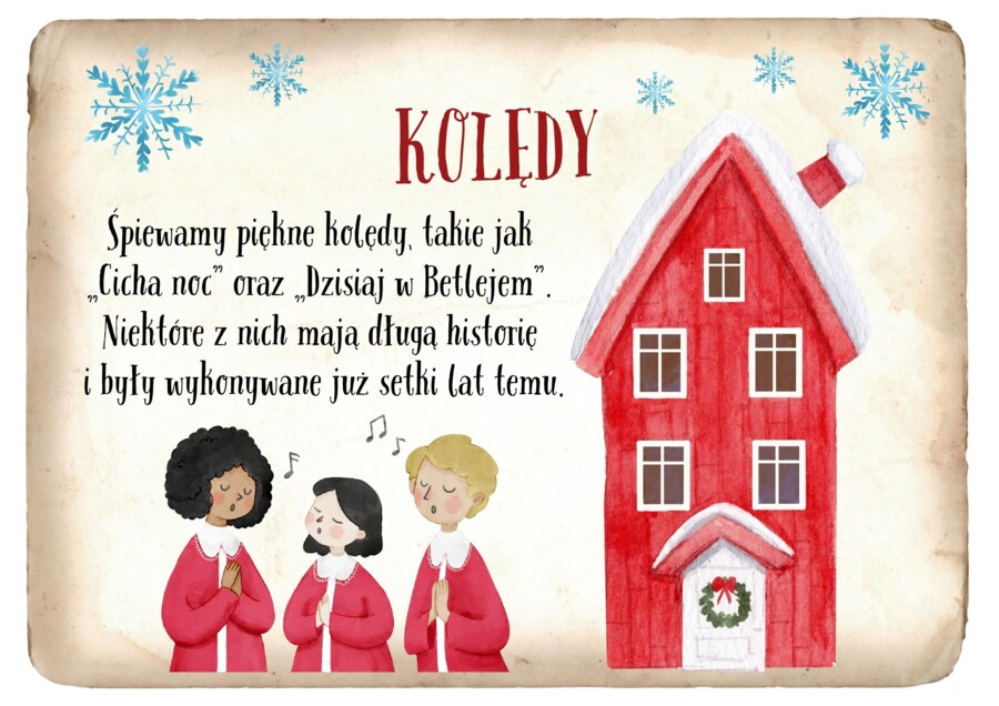 BOŻE NARODZENIE - zestaw materiałów (duża grafika)