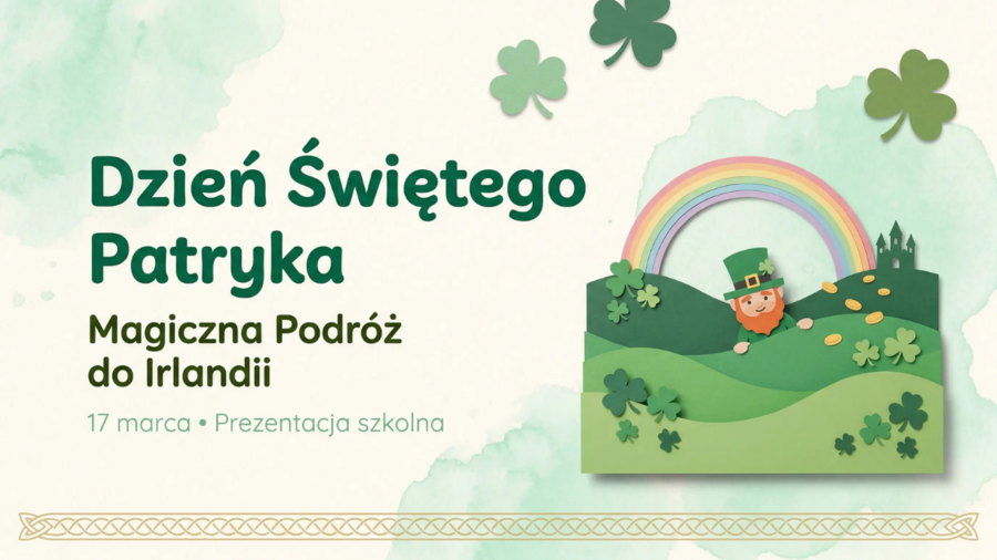 Materiały na gazetkę szkolną/prezentację Dzień Świętego Patryka