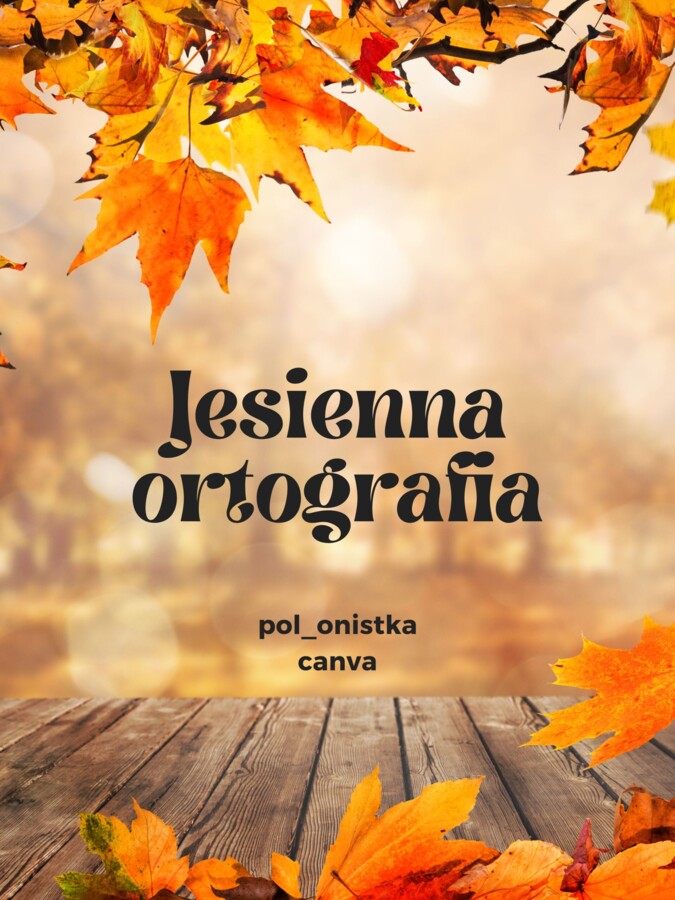 Jesienna orotgrafia