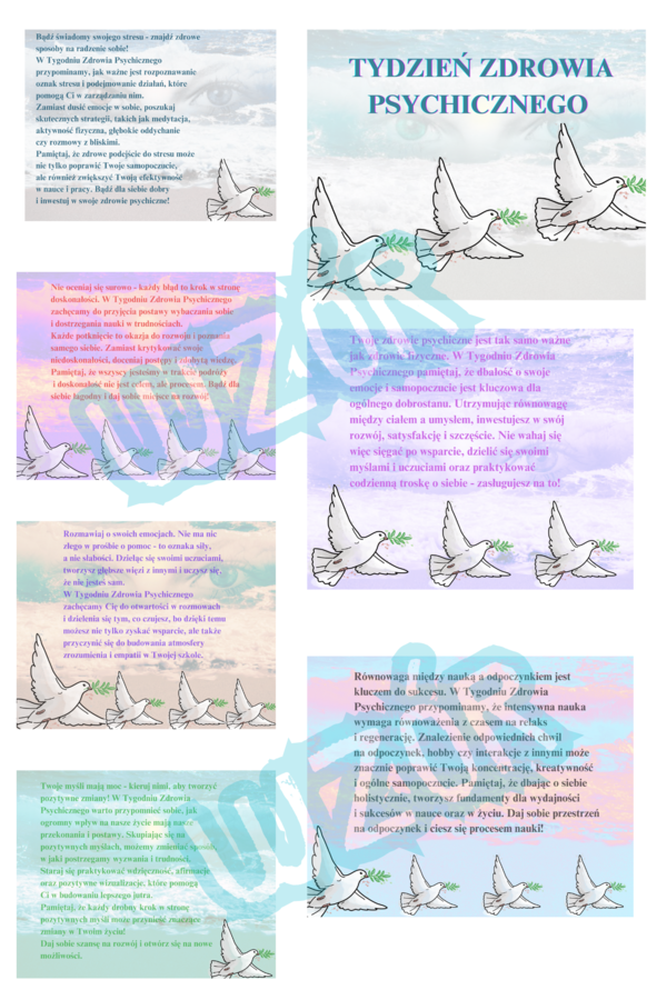 Gazetka - Tydzień Zdrowia Psychicznego