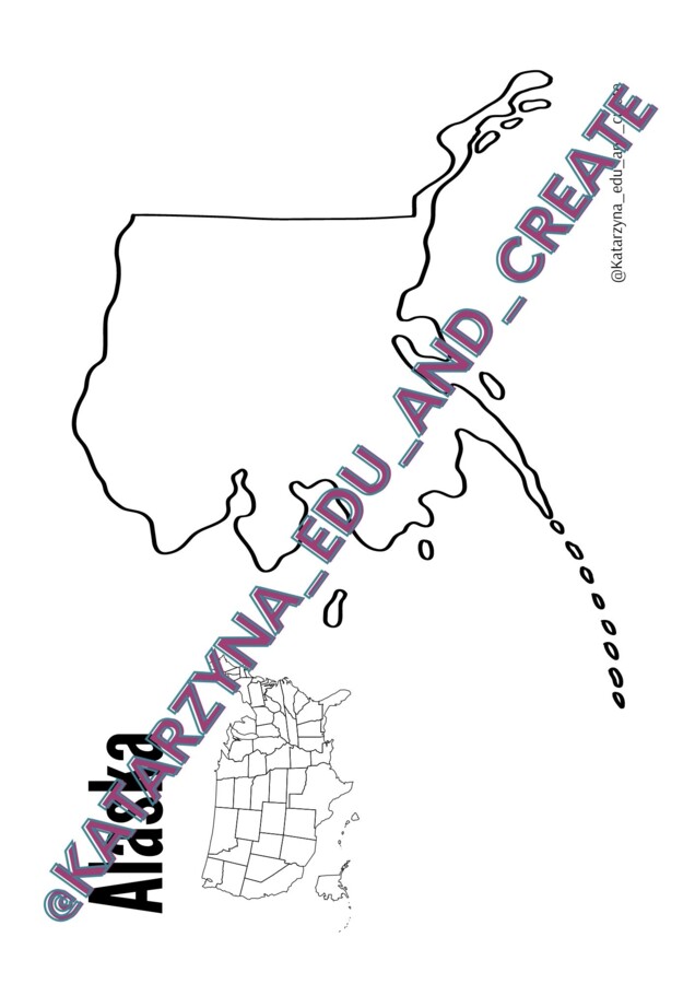 Mapy konturowe - stany USA