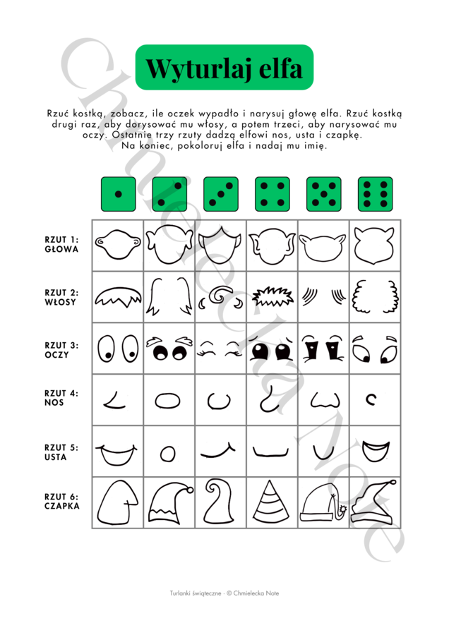 Wyturlaj elfa - kreatywna gra bożonarodzeniowa dla dzieci i rodziny