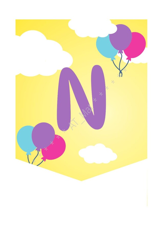 Girlanda, baner "WITAMY NOWY ROK SZKOLNY"