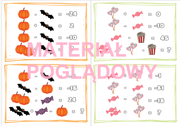 zagadki logiczne - liczby całkowite, klasy 5, 6, 7, 8