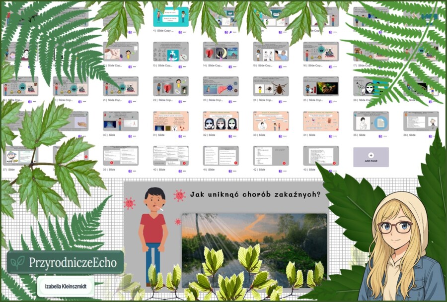 Prezentacja multimedialna w genial.ly „Jak uniknąć chorób zakaźnych?”. Edukacja zdrowotna. Klasa 7. Dział „Nasze zdrowie fizyczne”.