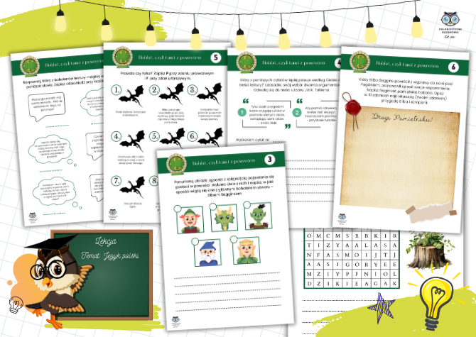 Hobbit, czyli tam i z powrotem. Stacje zadaniowe. Lektury obowiązkowe