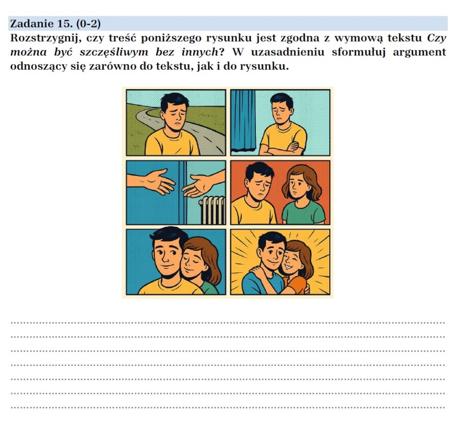 Arkusz egzaminacyjny "Opowieść wigilijna"