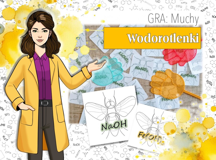 Klasa 8. Chemia. Wodorotlenki. Muchy.