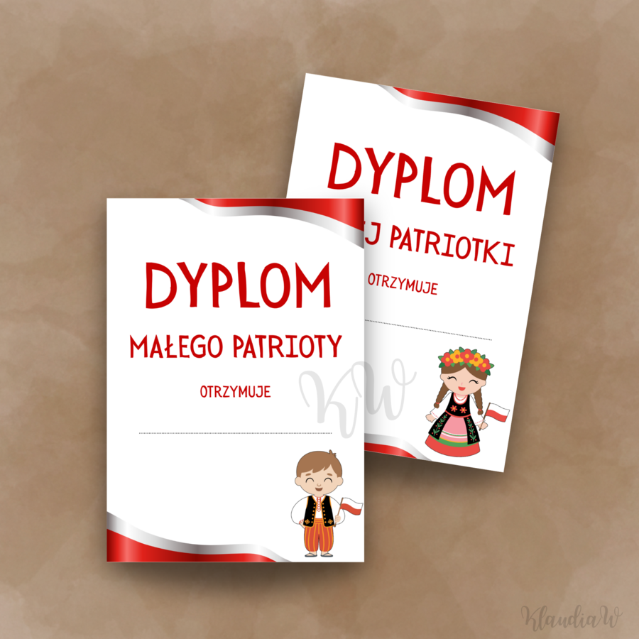 Święto Niepodległości/Święto Konstytucji 3 Maja - karty pracy i dyplomy