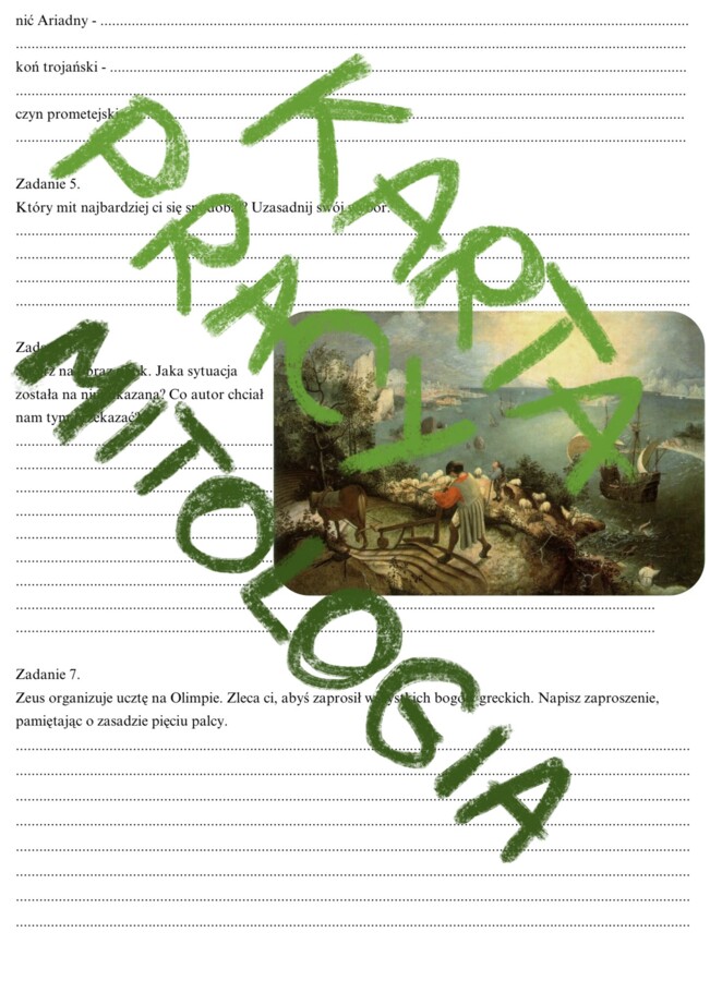 Mitologia karta pracy