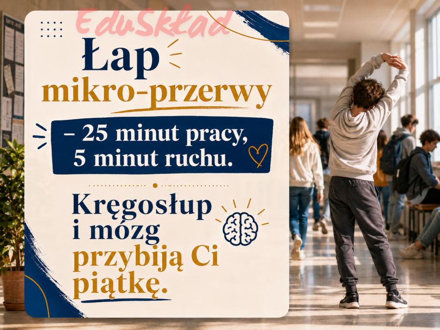 🎒 Dobre rady na początek roku szkolnego – gazetka ścienna w nowoczesnej stylistyce