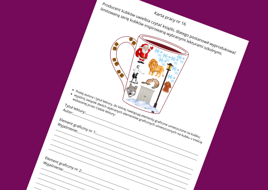 "OPOWIEŚCI Z NARNII. LEW, CZAROWNICA I STARA SZAFA” – lektury- kl. 4-8 – ikonki – powtórzenie – powtórka – egzamin – karta pracy