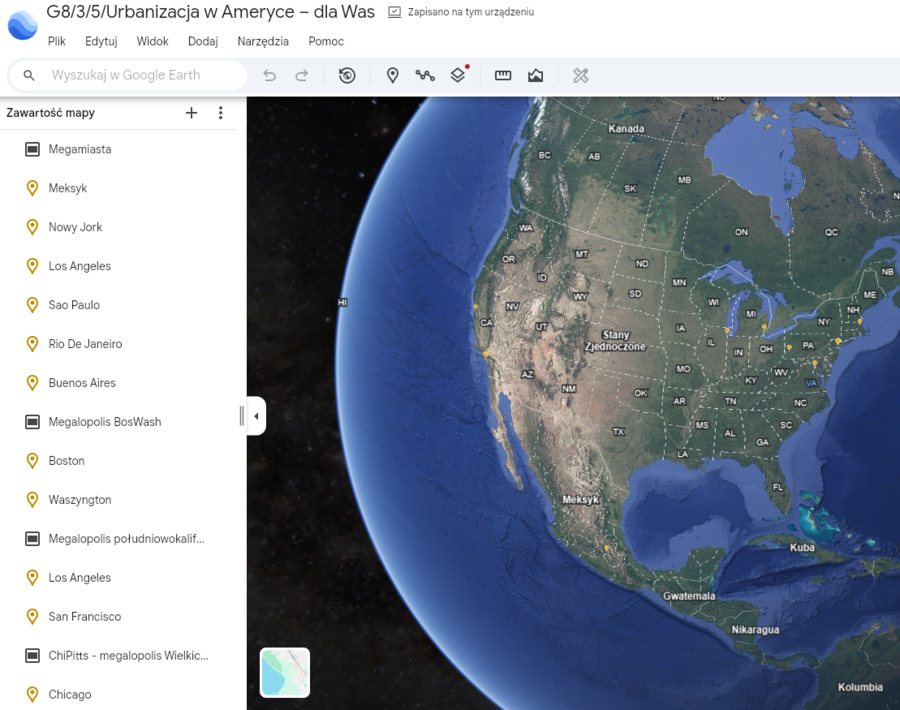 Geografia w klasie 8. Ameryka Północna i Ameryka Południowa