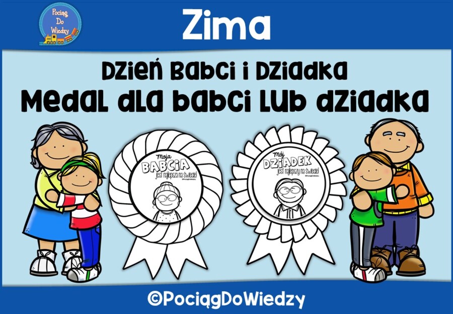 Dzień Babci i Dziadka - Medal upominkowy