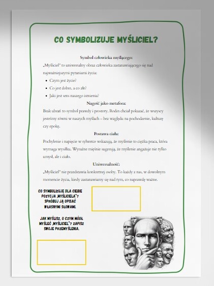 Auguste Rodin, Myśliciel (Jak wygląda? Co symbolizuje? Inspiracja Dantego. Zostań myślicielem)