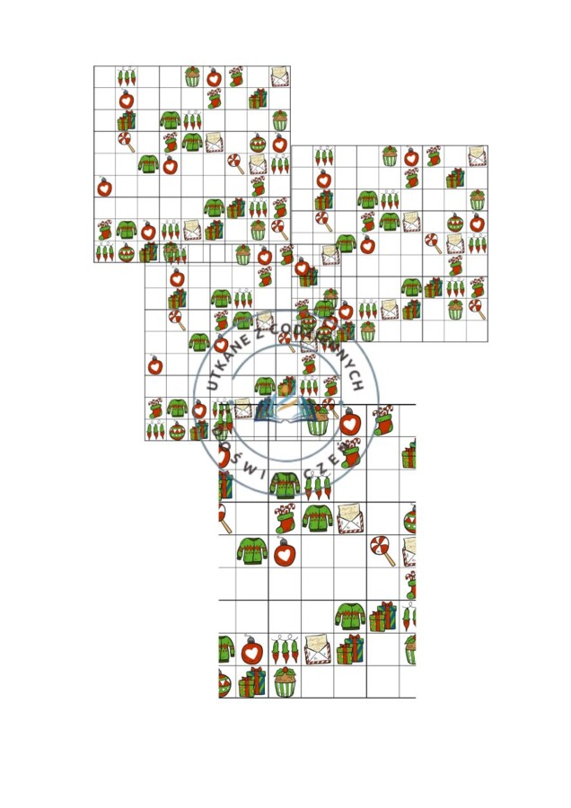 Obrazkowe Sudoku na Mikołajki – świąteczna zabawa dla klas III–IV