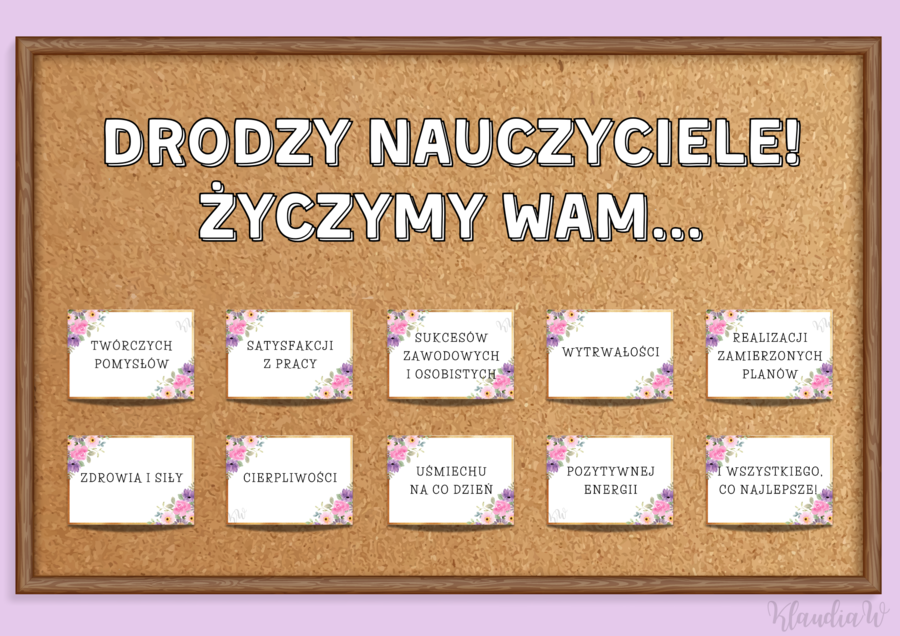Gazetka szkolna - Dzień Nauczyciela/Dzień Edukacji Narodowej 2