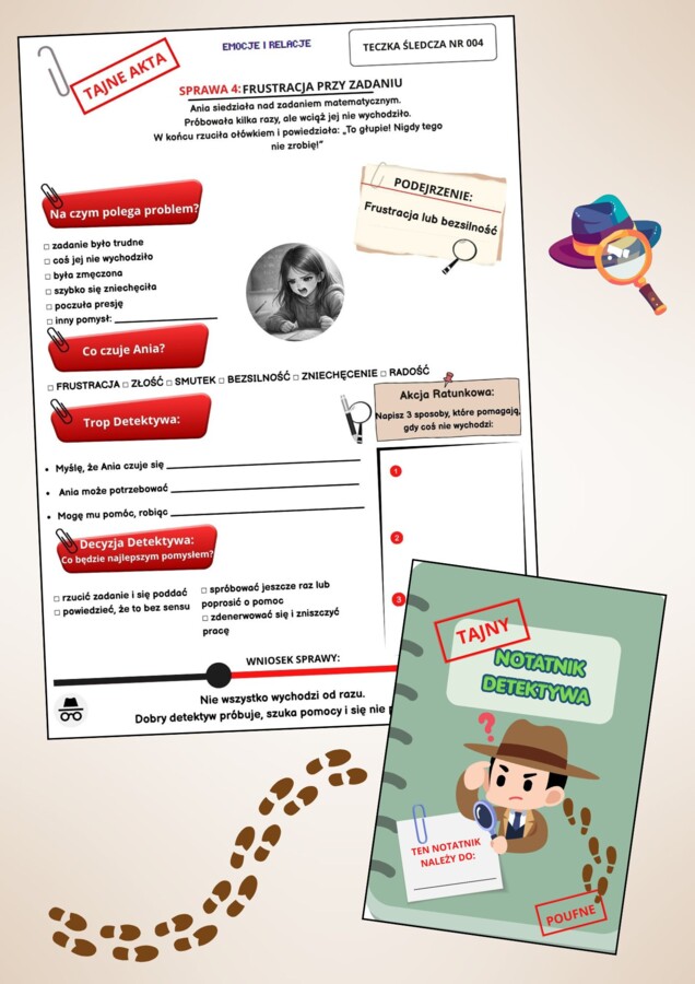 AKTA DETEKTYWA EMOCJI – 40 SPRAW DO ROZWIĄZANIA!