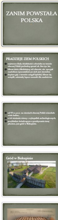 Zanim powstała Polska - prezentacja
