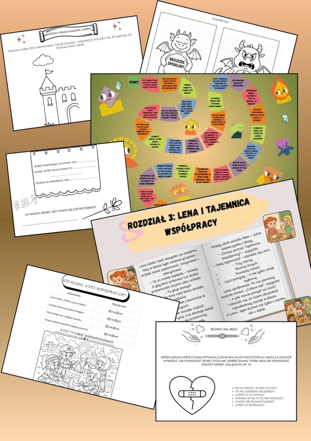 Bajki Terapeutyczne dla dzieci z zadaniami 1-3