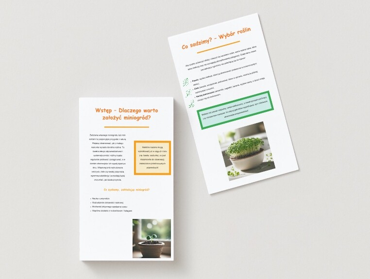 Własny mini-ogród lub mini-szklarnia. Sadzenie roślin w słoikach, doniczkach z recyklingu. Dziennik obserwacji