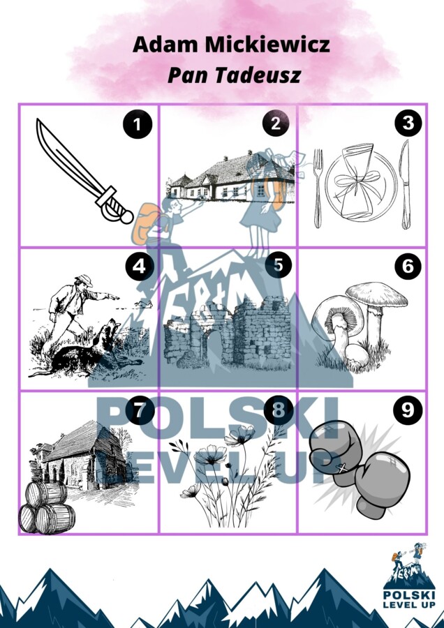 Pan Tadeusz_pakiet 3 elementów+Gratis_Polski Level Up