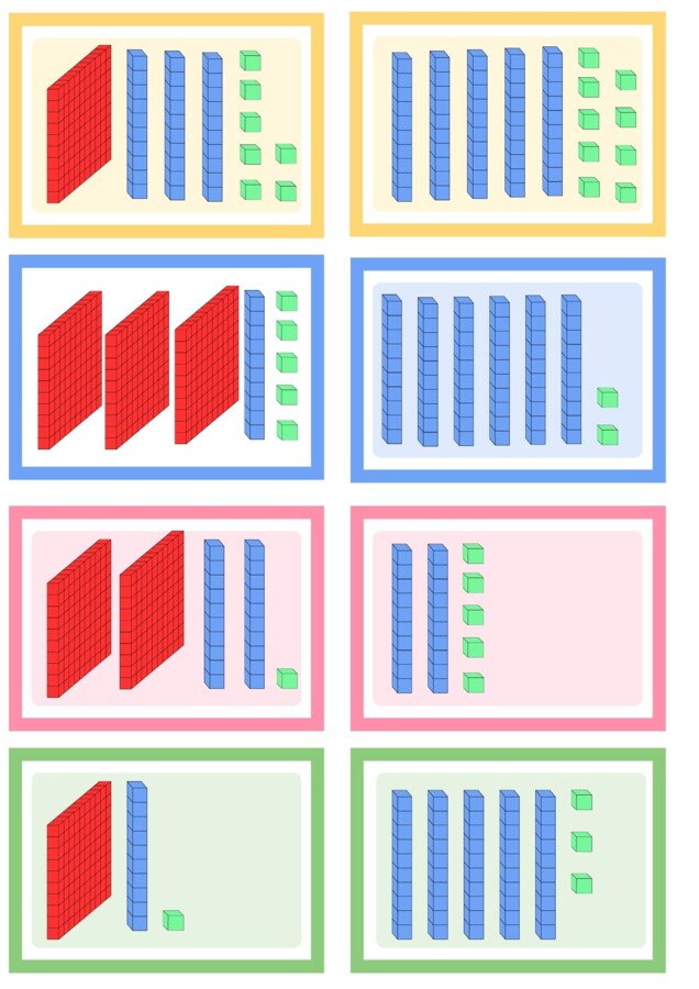 Matematyczne domki – setki, dziesiątki i jedności | System dziesiętny