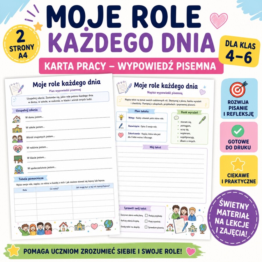 Moje role każdego dnia