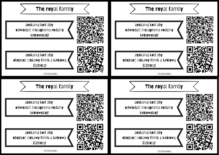 The Royal Family oraz The White House - wklejki