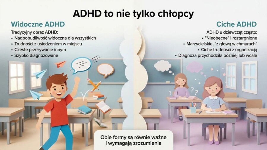 ADHD (gazetka szkolna / prezentacja)