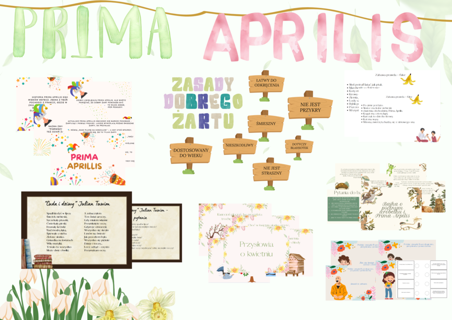 🌸🎭 Pakiet Pomocy na Prima Aprilis! 🎭🌸