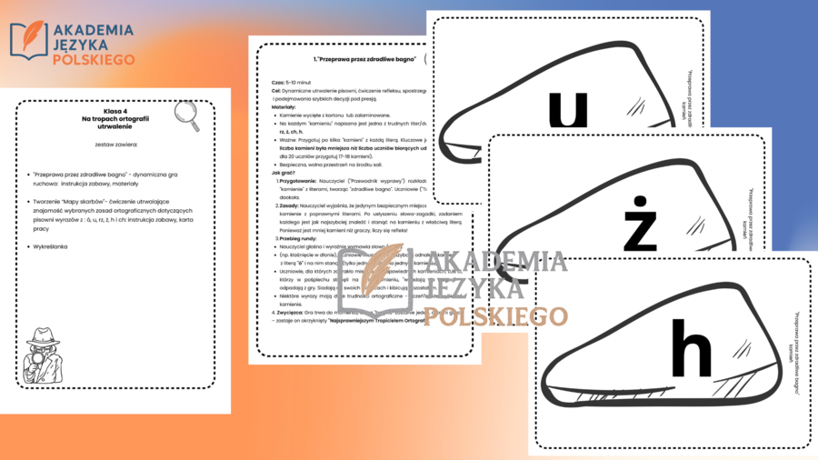 Ortografia - powtórzenie - klasa 4. Metody aktywizujące. Hospitacja