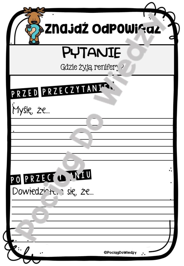 Zima - Wszystko o reniferach