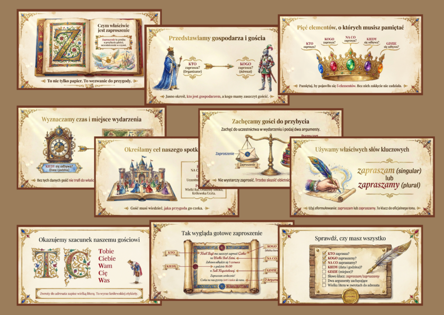 ZAPROSZENIE - prezentacja - 12 slajdów