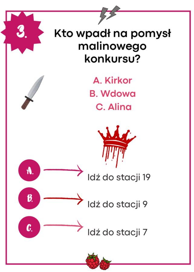 "Balladyna" - stacje zadaniowe (lekcja w ruchu)