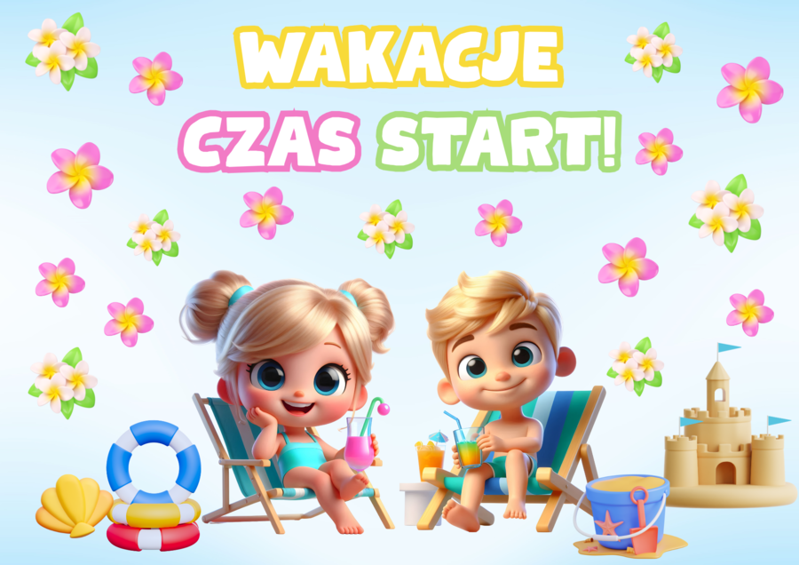 ☀️ WAKACJE CZAS START - DEKORACJA ☀️