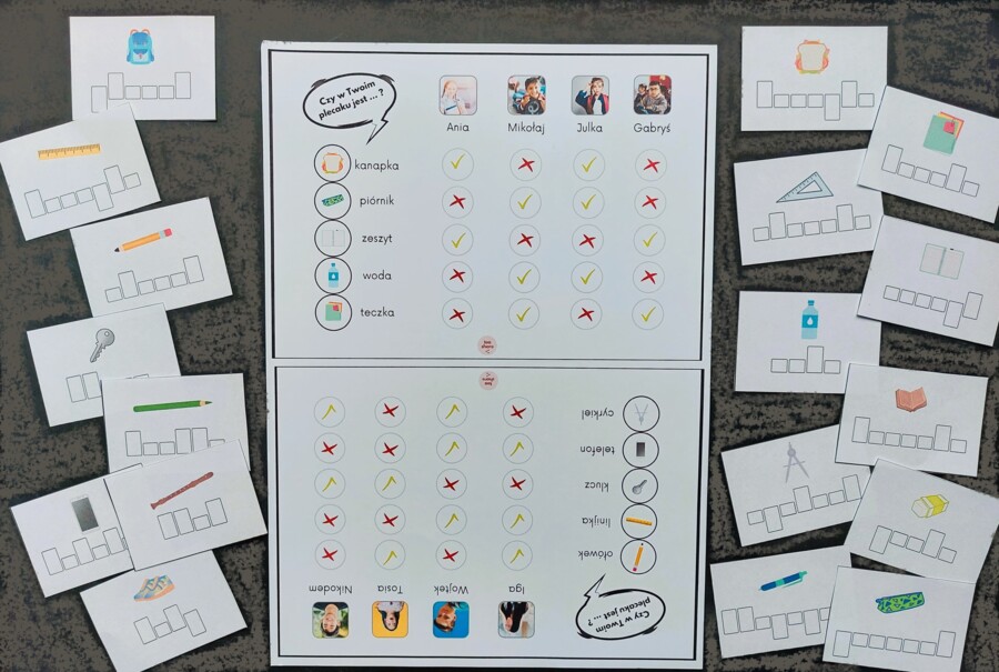 Co masz w plecaku? Ćwiczymy pisanie i czytanie po polsku! (polski dla obcokrajowców)