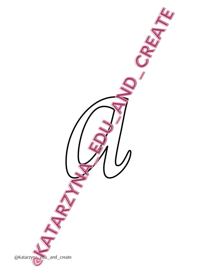 Szablon liter - charm - małe