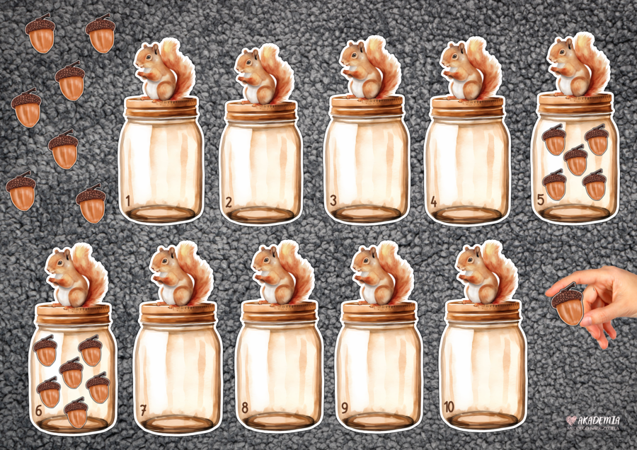 WIEWIÓRKI I ŻOŁĘDZIE - PRZELICZANIE ELEMENTÓW