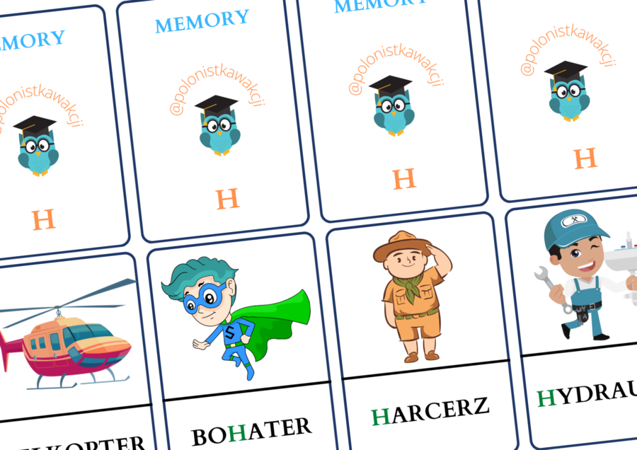 Ortograficzny Piotruś/Memory z H