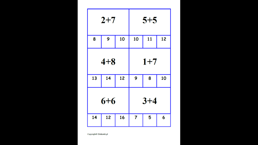 Klamerkowe dodawanie i odejmowanie