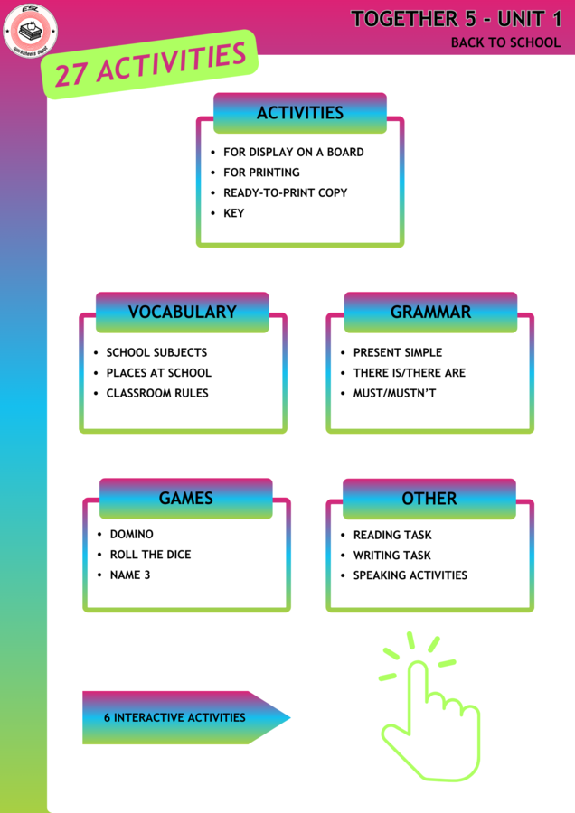 Together 5 Unit 1 - materiały dodatkowe