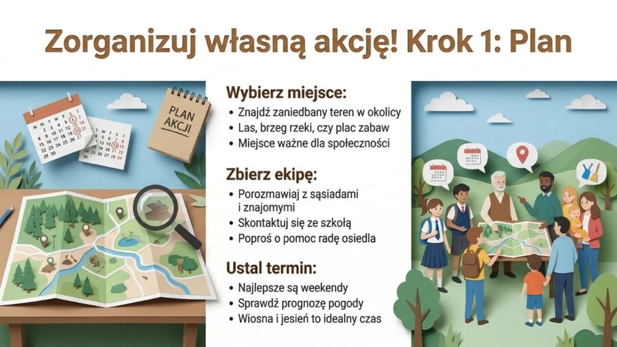 Sprzątanie Świata - Ekologia (gazetka szkolna/prezentacja)