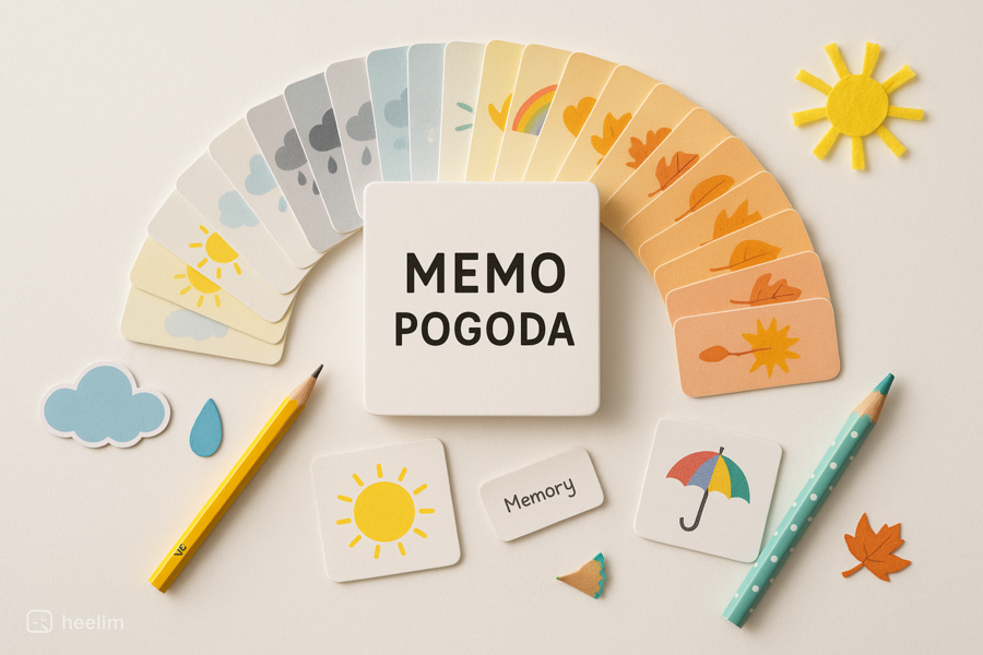 Zestaw kart pracy „Pogoda w obrazkach”