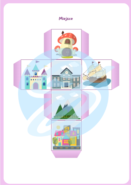 Opowiedz Historię - Trzy Kostki do Rzucania: Rozwijaj Kreatywność Dzieci