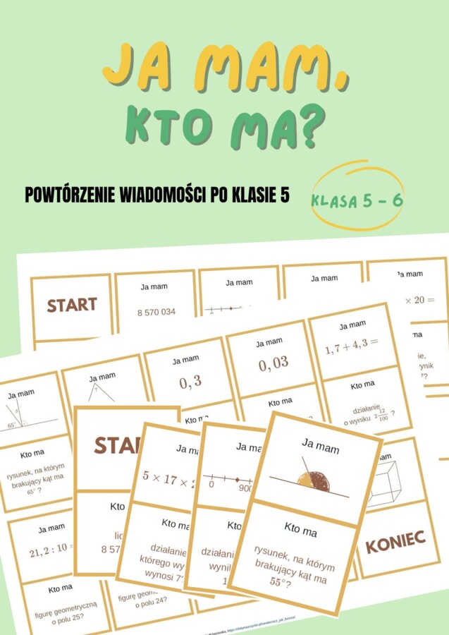 Ja mam..., kto ma....? Klasa 6, powtórzenie wiadomości z klasy 5