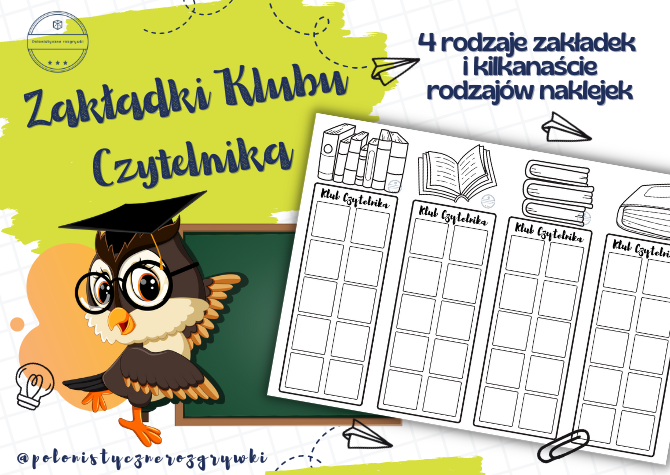 Zakładki Klubu Czytelnika