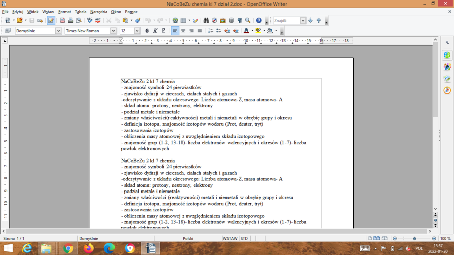 NaCoBeZU chemia klasa 7