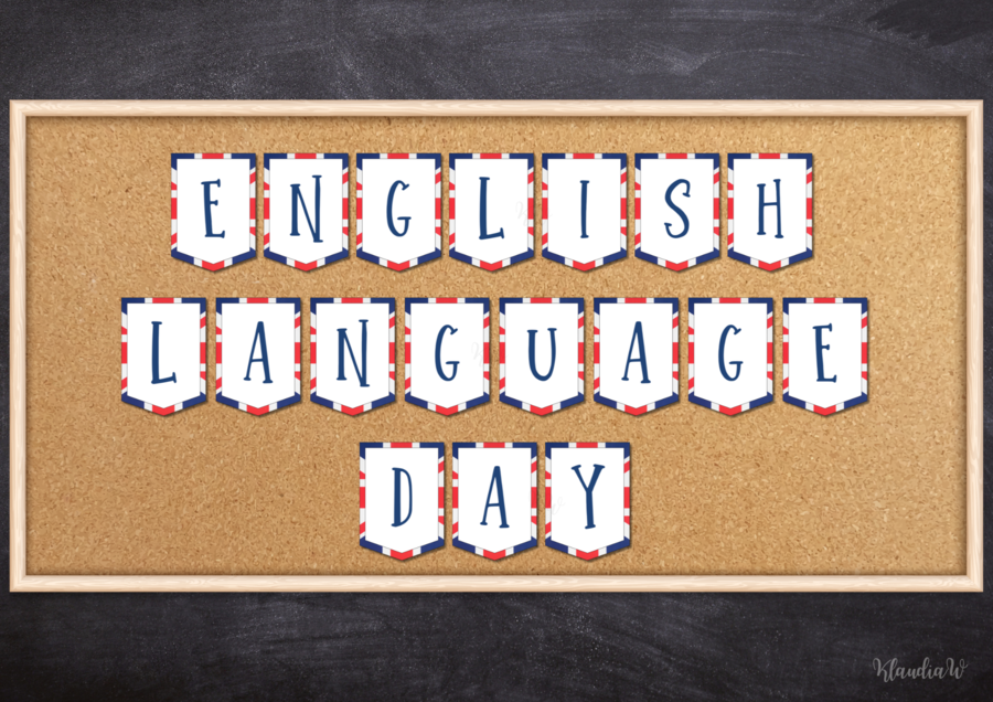 ENGLISH LANGUAGE DAY - GIRLANDA