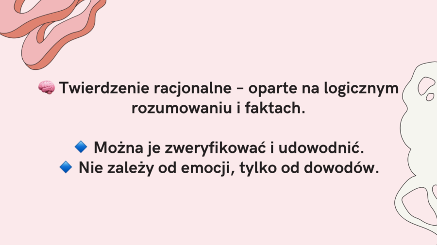 Prezentacja: Twierdzenia Racjonalne i Emocjonalne w Komunikacji Interpersonalnej TUS